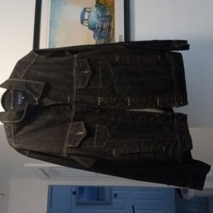 Nautica 1994 Men's Vintage  Black Denium Jacket Large only used a few times